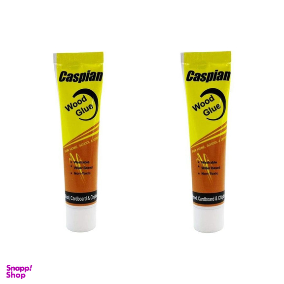 چسب چوب کاسپین مدل تیوپی وزن 47 گرم بسته 2 عددی