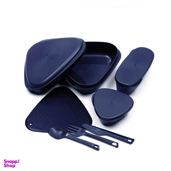 ست ظرف مثلثی 8 تیکه لایف کمپ مدل LunchKit