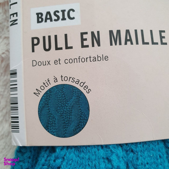 پلیور بافت زنانه اسمارا کد Z-YR54 رنگ آبی