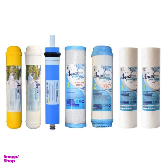 فیلتر دستگاه تصفیه آب آکوا پیورست مدل ممبران کد A 6030 مجموعه 7 عددی