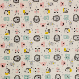 پتو نوزاد مادرکر مدل حیوانات سایز 80×80 سانتی متر