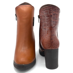 نیم بوت زنانه سی ینا کد 1276 رنگ عسلی