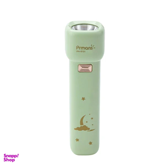 چراغ قوه دستی پرمنس مدل مهتابی 3 حالته کد 8101