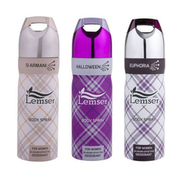 اسپری بدن زنانه لمسر مدل Si Armani  Halloween Euphoria حجم 200 میلی لیتر بسته 3 عددی
