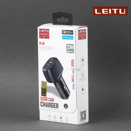 شارژر فندکی لیتو مدل LC-C22 20W به همراه کابل Lightning