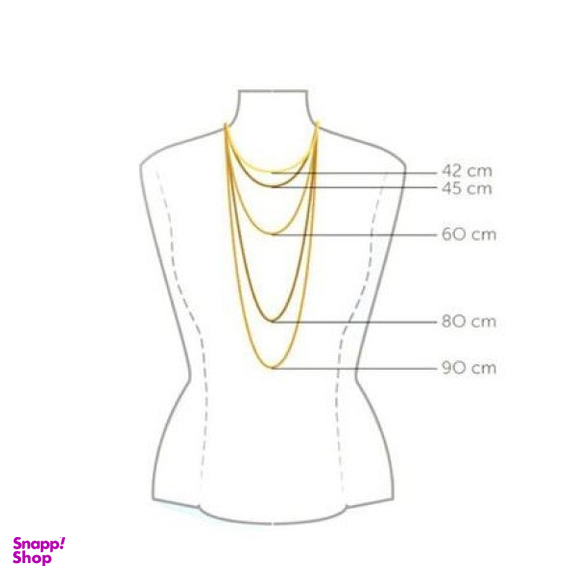 گردنبند طلا 18 عیار زنانه مدوپد مدل حرف X کد H3-1-1440