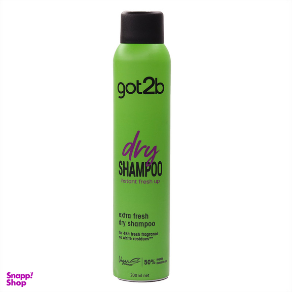 اسپری شامپو خشک گات تو بی مدل extra Frisch حجم 200 میلی لیتر