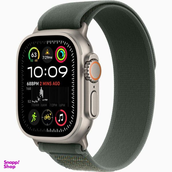 ساعت هوشمند اپل مدل 2024 Ultra 2 Natural Titanium Case Trail Loop 49mm