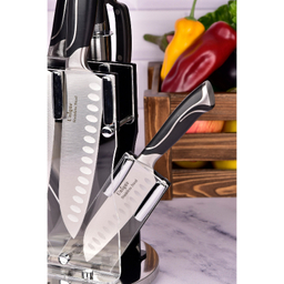 سرویس 8 پارچه چاقو آشپزخانه یونیک طرح 3 کد 5511