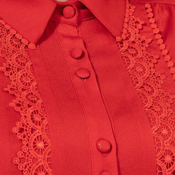 شومیز زنانه برنس مدل جیران رنگ قرمز