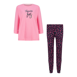 ست بلوز و شلوار راحتی زنانه کد 1037 رنگ صورتی