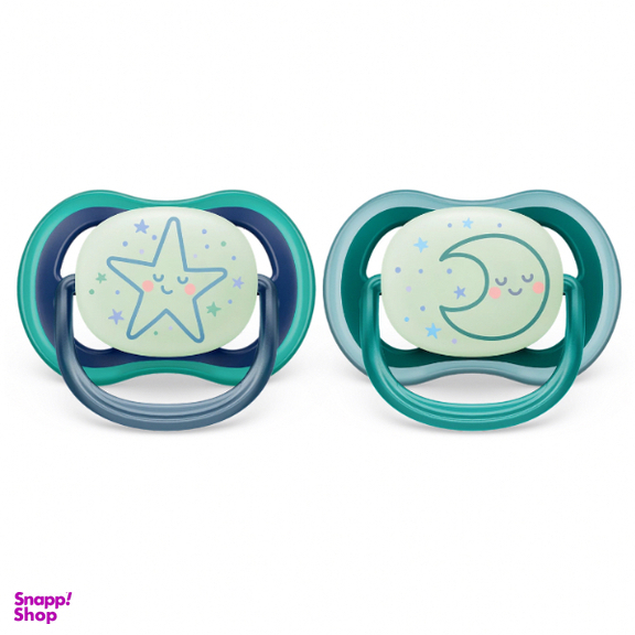 پستانک شبرنگ فیلیپس اونت کد 376/13 بسته 2 عددی