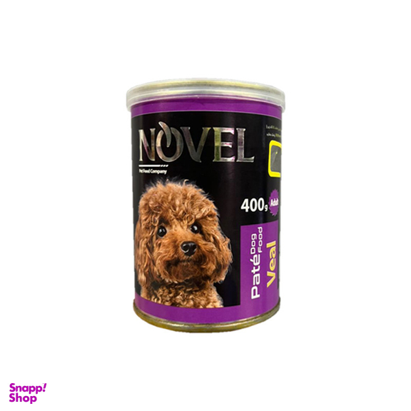 کنسرو سگ نوول لوکس مدل Veal وزن 400 گرم