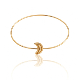 بنگل طلا 18 عیار زنانه الوند گلد مدل ماه کد 1446