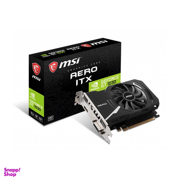 کارت گرافیک ام اس آی مدل GeForce GT 1030 AERO ITX 2GD4 OC