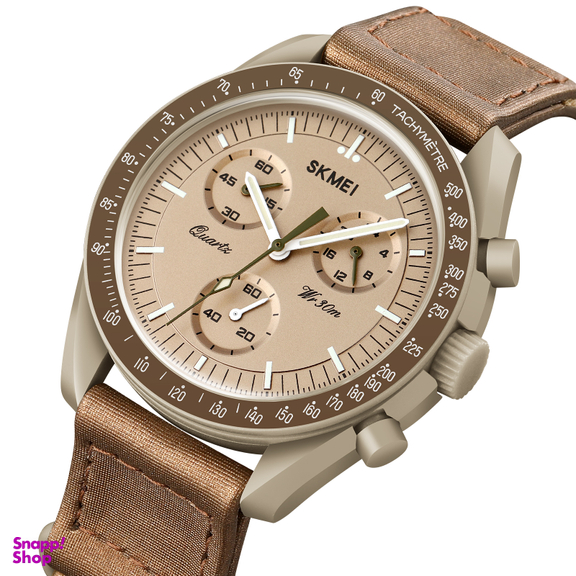 ساعت مچی اسکمی مدل 1982 رنگ خاکی