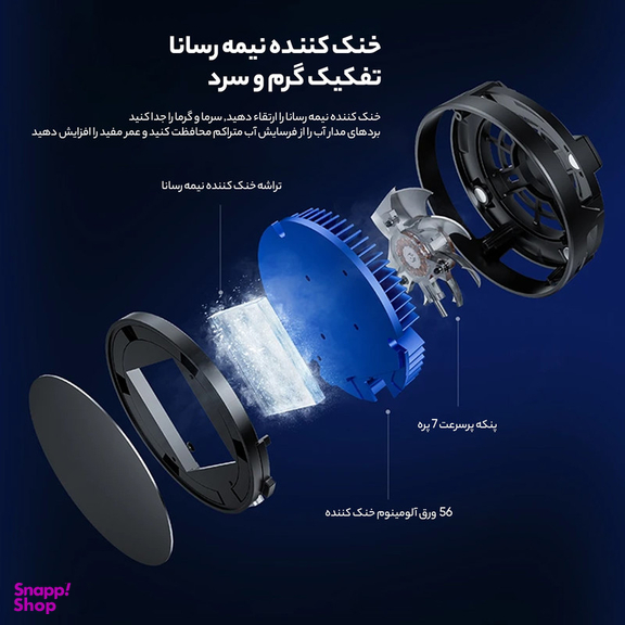 خنک کننده گوشی موبایل پلکستون مدل EX2 Pro