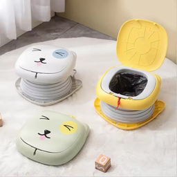 توالت فرنگی تاشو کودک مدل گربه چشمک زن