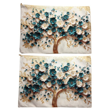 روبالشی طرح گل کد 304 مجموعه 2 عددی