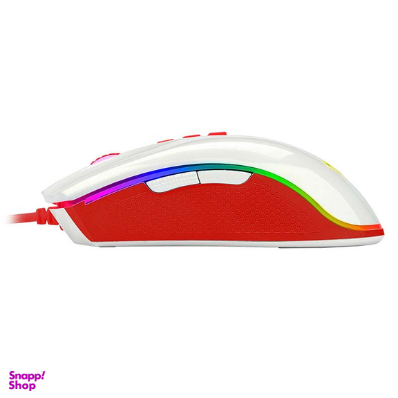 ماوس ردراگون مدل Redragon COBRA Red White M711C