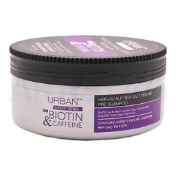 اسکراب کف سر اربن کر مدل Biotin & Caffeine وزن 200 گرم