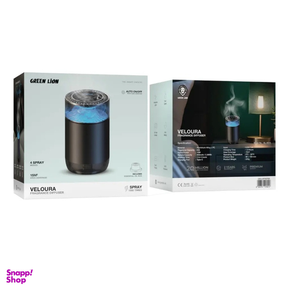 خوشبو کننده هوا گرین لاین مدل Veloura Fragrance Diffuser GNVLRFRDFBK