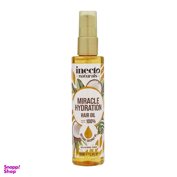 روغن مو اینکتو مدل Miracle Hydration Coconut حجم 100 میلی‌ لیتر
