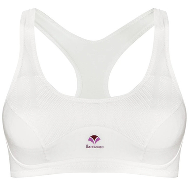 نیم تنه ورزشی زنانه مدل پشت قهرمانی رنگ سفید