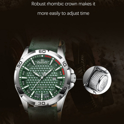 ساعت مچی عقربه ای مردانه نیوی فورس مدل تقویم دار بند جیر کد NF8023-S/GN