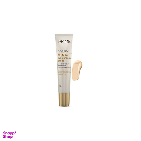 کانسیلر دور چشم پریم کورپکس SPF25 شماره 102 رنگی 15 میلی لیتر
