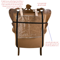 کاور مبلمان 8 نفره چینش مدل NEW4pcs مجموعه 4 عددی