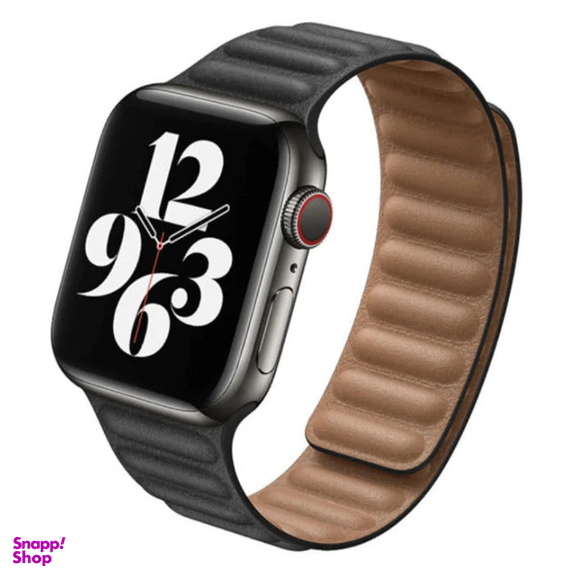 بند گرین مدل Leather Magnets مناسب برای اپل واچ 42/44/45/49 میلی متری