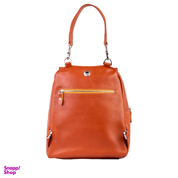 کوله پشتی چرم طبیعی زنانه آروین چرم کد AR-504