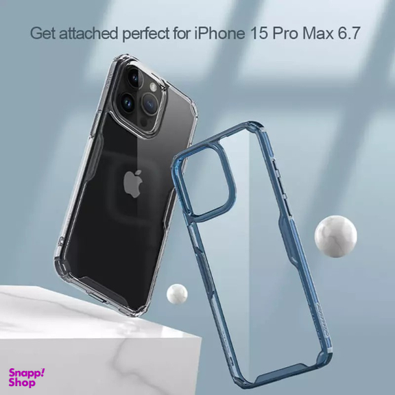 کاور نیلکین مدل Nature TPU Pro مناسب برای گوشی موبایل اپل iPhone 15 Pro Max
