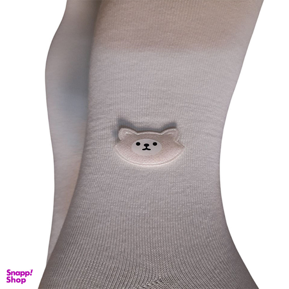 جوراب شلواری دخترانه تابش ایران پود مدل نخ پنبه طرح Khers.sefid.shiri