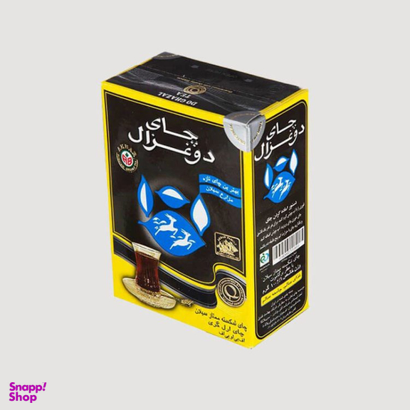 چای شکسته ممتاز سیلان ارل گری دو غزال وزن 500 گرم