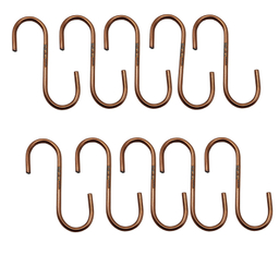 قلاب آویز مدل داگ طرح اس شکل کد YPZ-BOLAND-10.5CM مجموعه 10 عددی