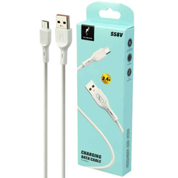 کابل USB به MicroUSB اسکای دلفین مدل S58V طول 1.2 متر