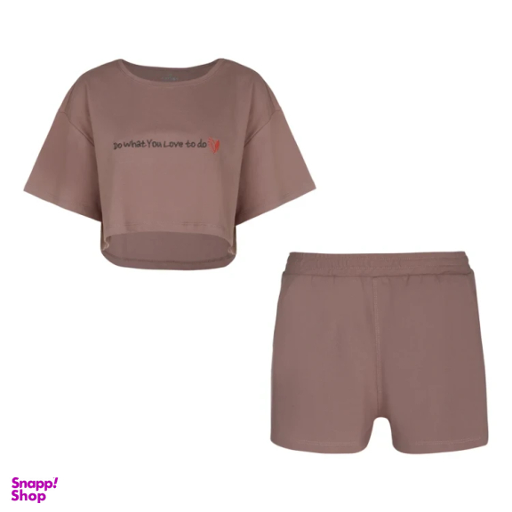 ست نیم‌ تنه و شلوارک زنانه مدل GD-16529818