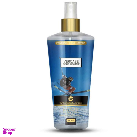 بادی اسپلش مردانه وود لایک مدل Vercase Pour Homme حجم 250 میلی لیتر