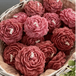 شمع مدل گل آلاله بسته 3 عددی