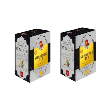 چای ارل گری شهرزاد وزن 400 گرم بسته 2 عددی