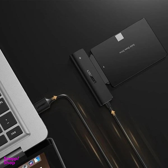 مبدل SATA به USB 3.0 یوگرین مدل AN-70609 طول 50 سانتی متر