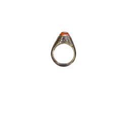 انگشتر نقره 925 عیار مردانه طرح شمایل کد HOSS06