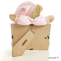 قاب عکس کودک نی نی سیس مدل خرس نانان کد GH-N-Pink/13x18