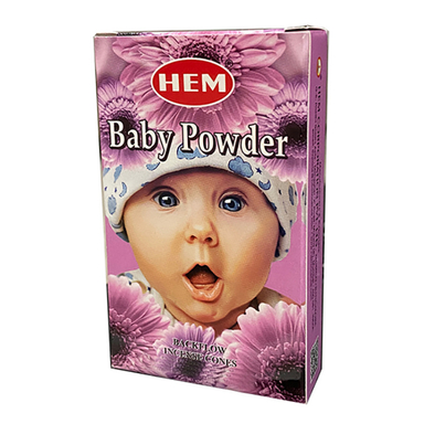 عود آبشاری هم مدل پودر بچه کد Baby Powder-01 بسته 10 عددی