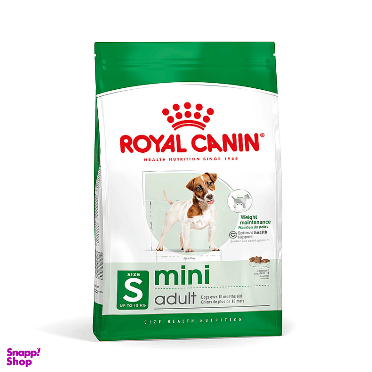 غذای خشک سگ رویال کنین مدل Mini Adult Size S وزن 8 کیلوگرم