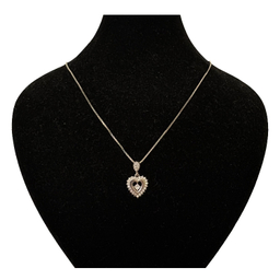 گردنبند نقره زنانه گیرا مدل قلب کد G1035