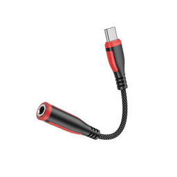 مبدل AUX OTG به USB-C بروفون مدل BV17