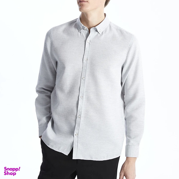 پیراهن آستین بلند یقه برگردان مردانه ال سی وایکیکی مدل Business Man